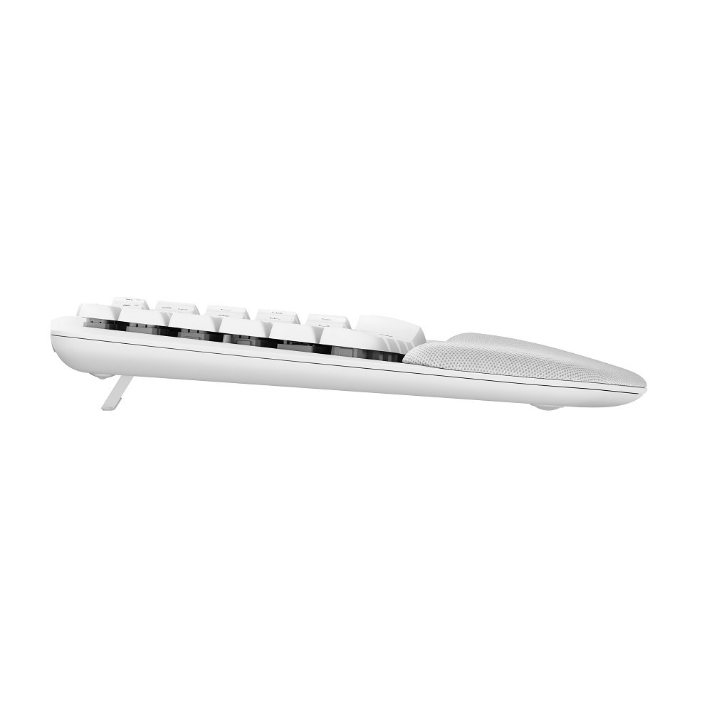 Teclado Sem Fio Bluetooth Wave Keys, Branco, Multi-Dispositivo, Layout Americano, Logitech