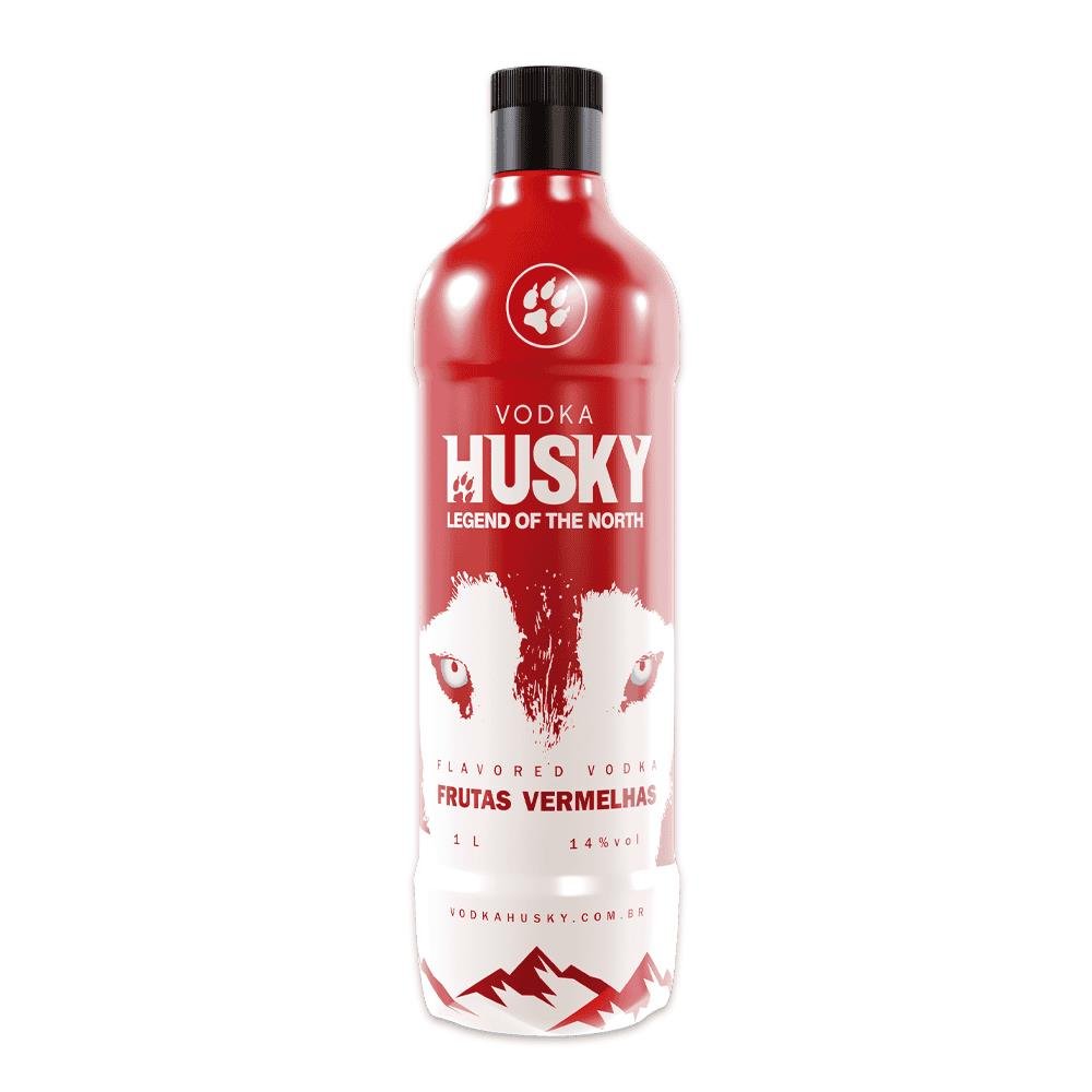 Vodka Husky Frutas Vermelhas Pet 1L