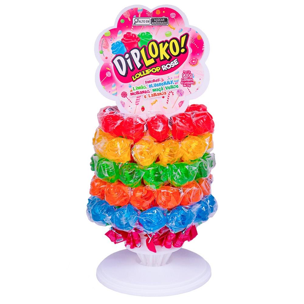 Lollipop Rose Sortido 60x15g - Danilla