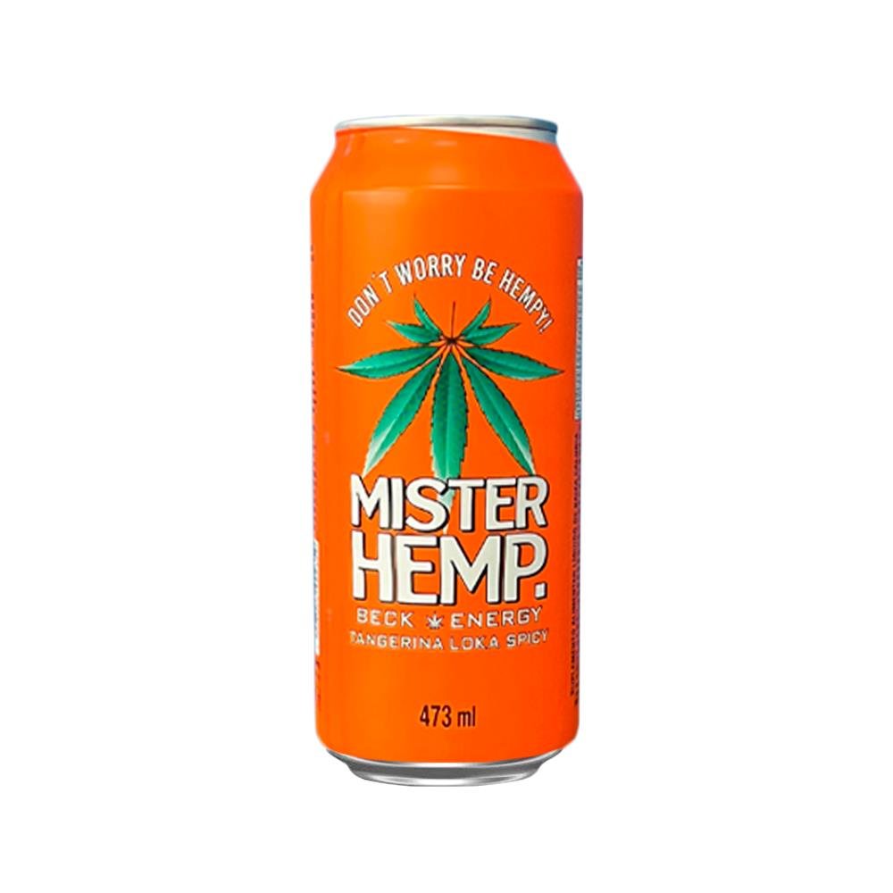 Energético Mister Hemp. Tangerina Loka Spicy 473ml