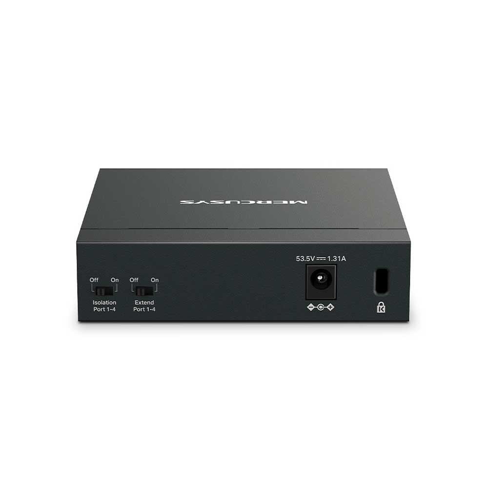 Switch 5 Portas Gigabit Desktop Com 4 Portas Poe Ms105gp Mercusys
