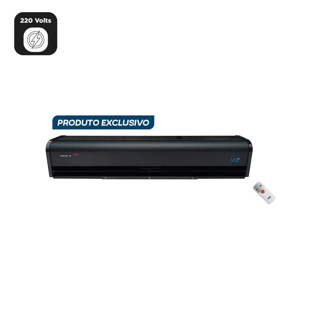 Cortina de Ar Vix One 150 cm Preta ¿ 220 Volts