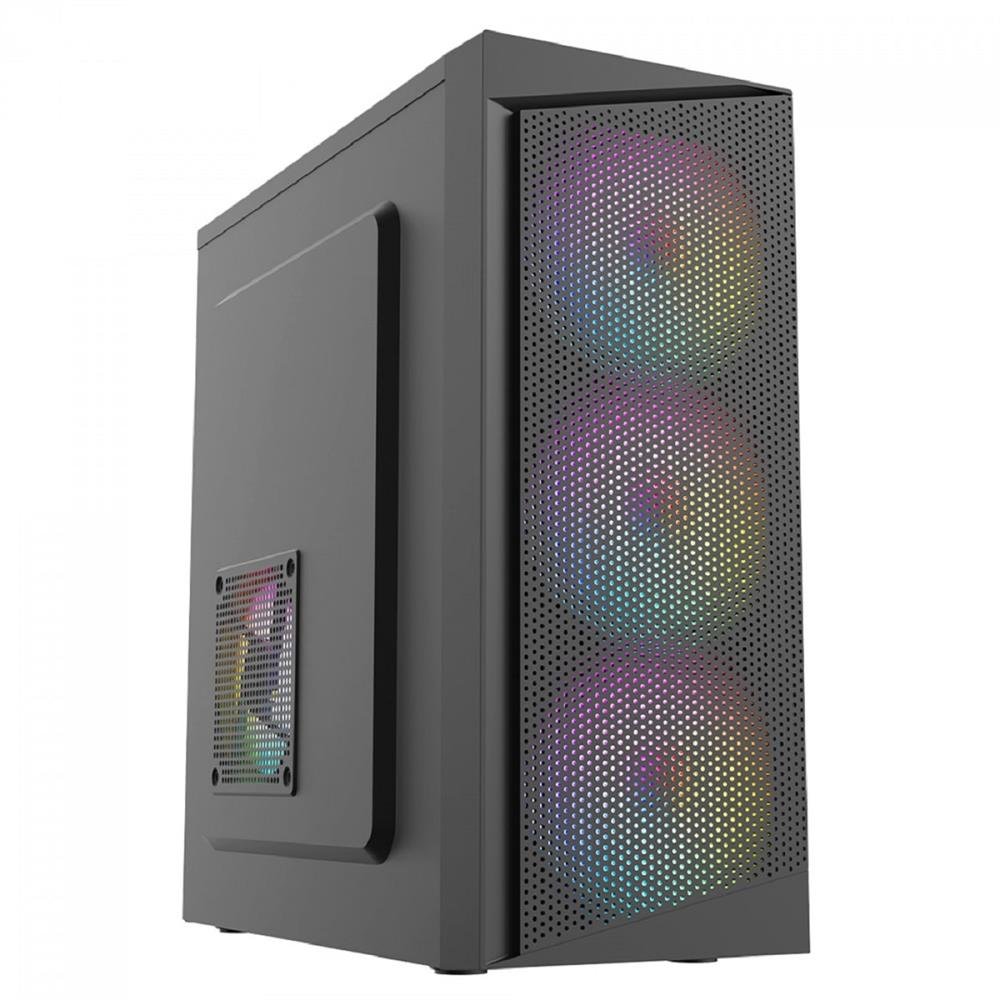 Gabinete Liketec Office Flow, Mid Tower, ATX, Preto, LC-MT-FLOW-2083