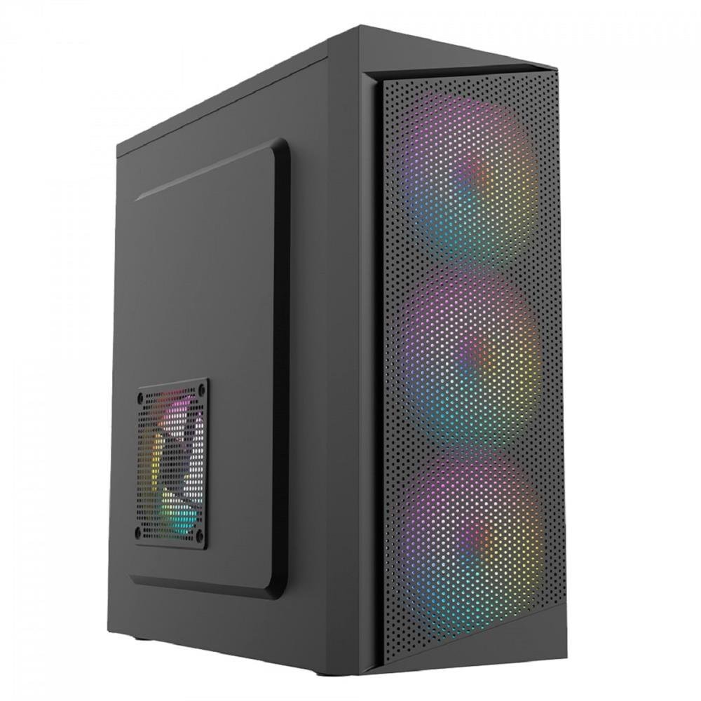 Gabinete Liketec Office Flow, Mid Tower, ATX, Preto, LC-MT-FLOW-2083