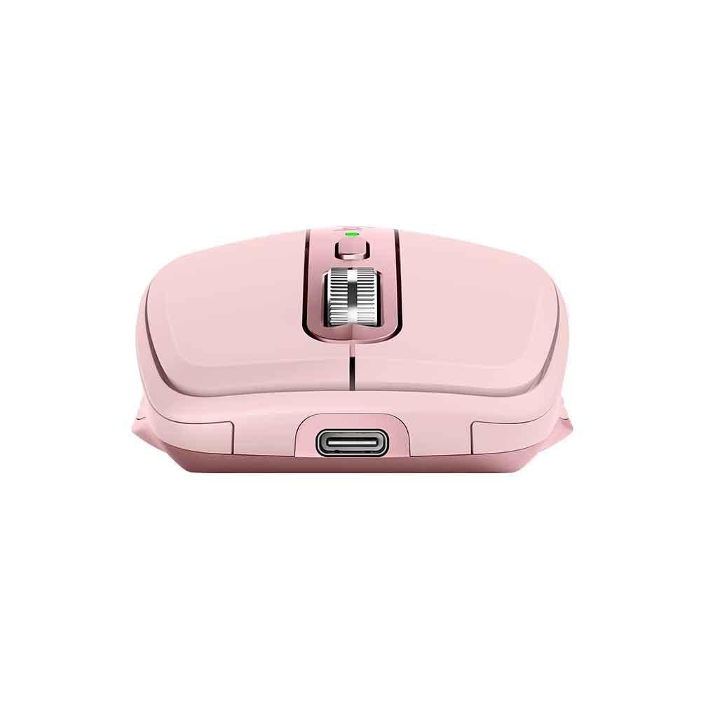 Mouse Sem Fio Logitech Mx Anywhere 3s Rosa - 910-006934