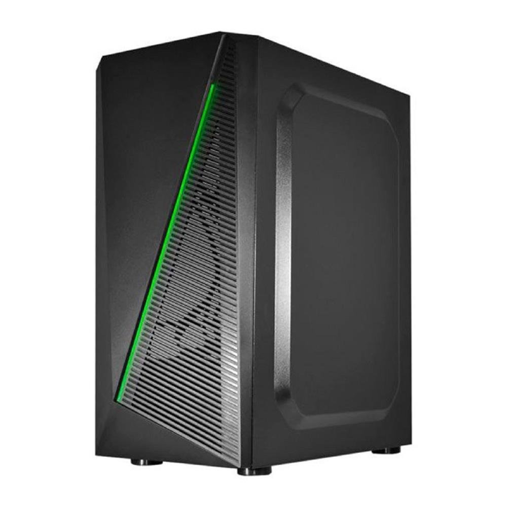 Gabinete Gamer K-Mex CG-02W5 Demon I, Mid Tower, Vidro Temperado, ATX, mATX, ITX, ARGB, Preto