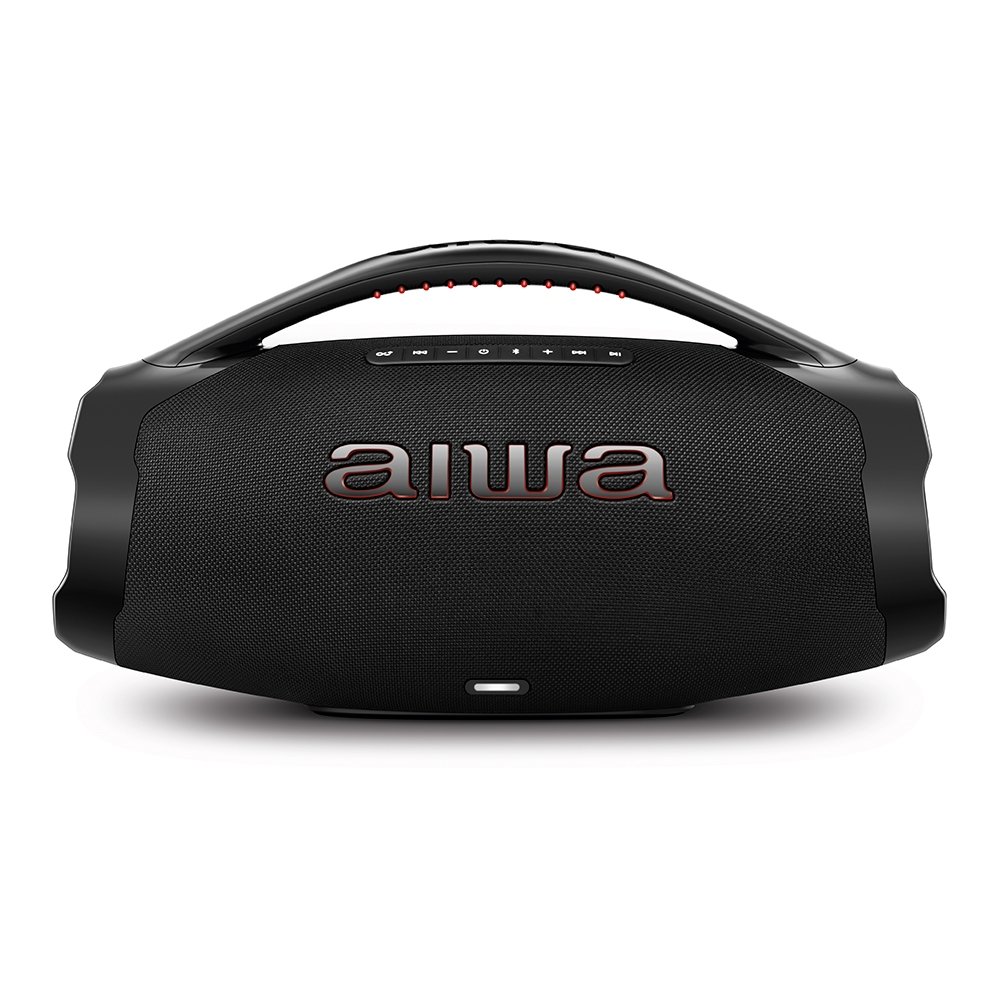 Caixa de Som Boombox Aiwa BBS-01-B - Bluetooth, Bateria Até 30 Horas, Preto, 200W