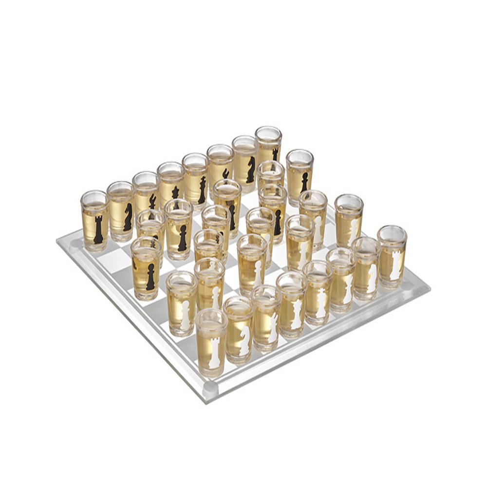 Jogo Xadrez Shot Drink 25X25CM - Western