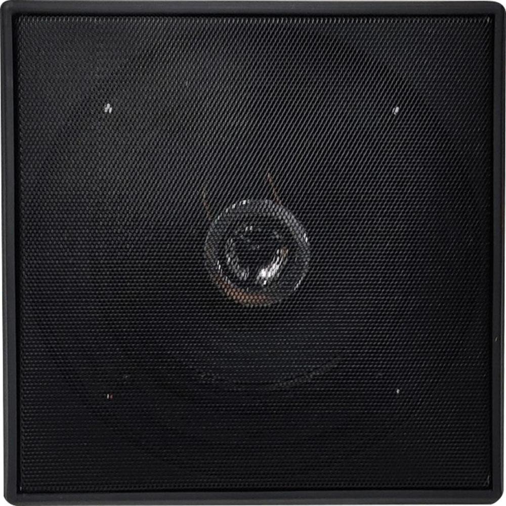 Kit Arandela 6" Leson 2LSQUADPT 70W RMS Quadrada Preta