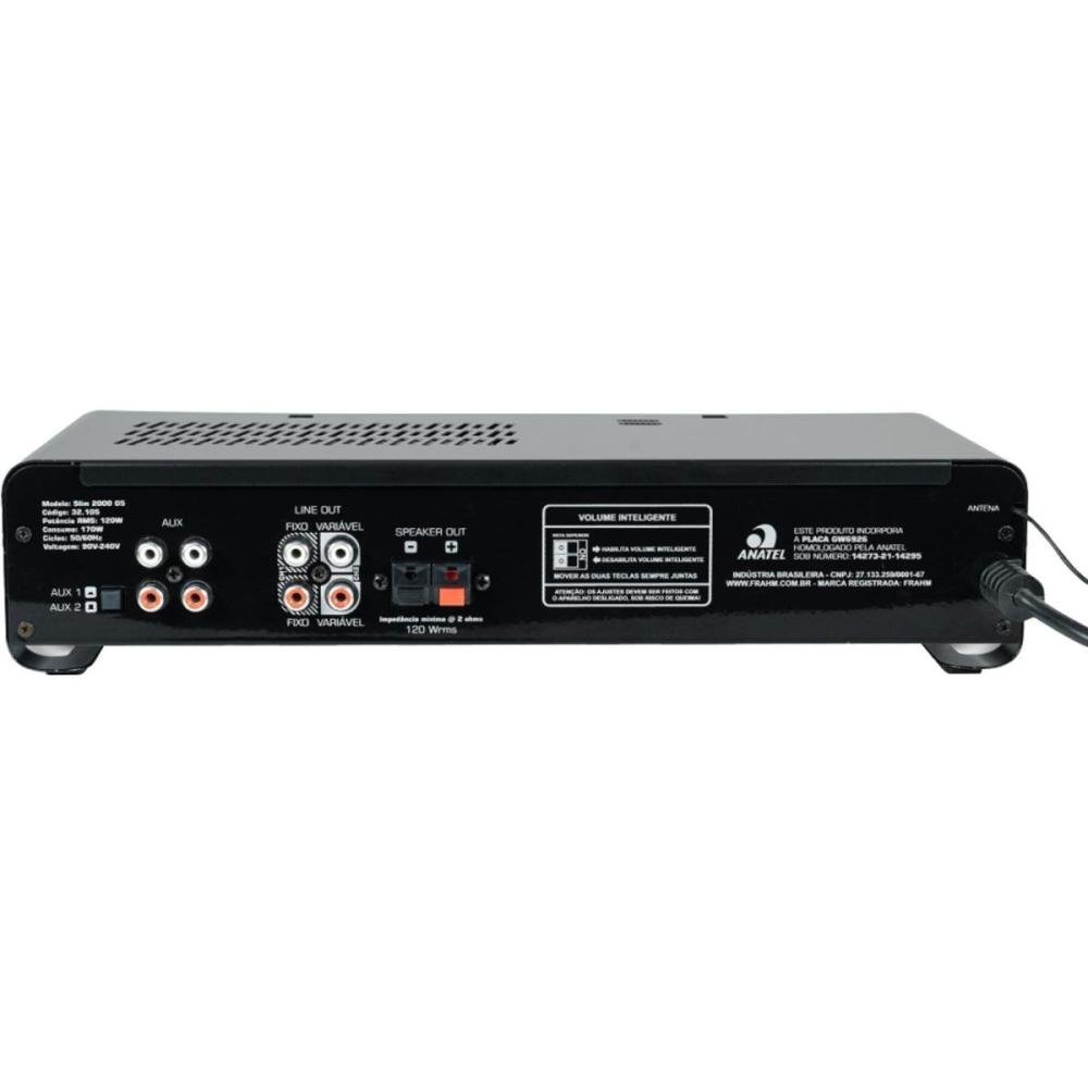 Amplificador Frahm Slim 2000 G5 120w Rms