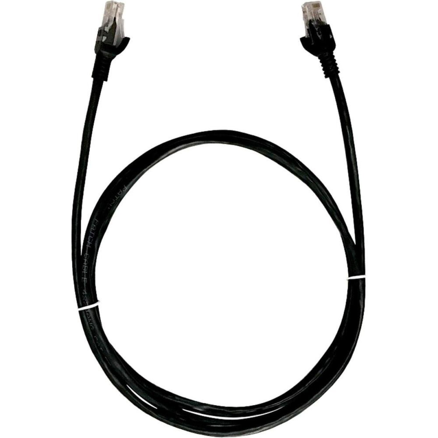 Patch Cord Cat6 5 Metros Preto Pluscable