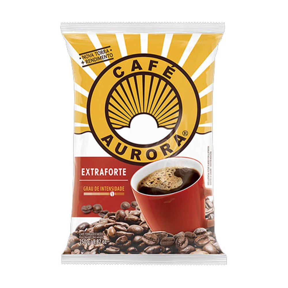 Café Aurora Extra Forte Caixa Com 20 250g Moído
