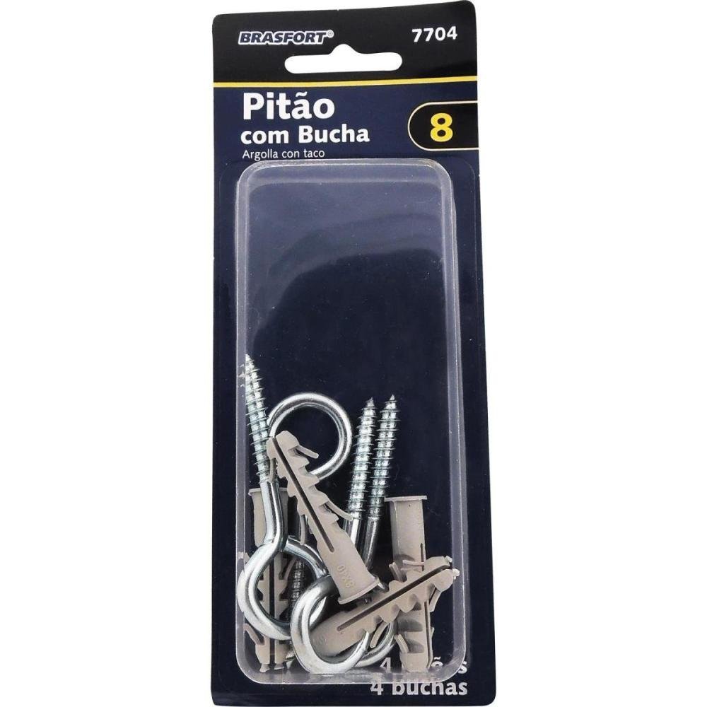 Pitão Com Bucha 08 Brasforma (Com 4) Un.Venda: MVA/4