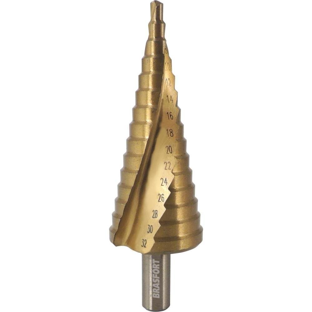 Broca Escalonada 4mm a 32mm Brasfort Un.Venda: PC/1