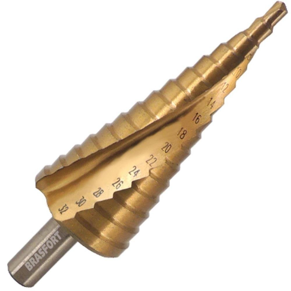 Broca Escalonada 4mm a 32mm Brasfort Un.Venda: PC/1