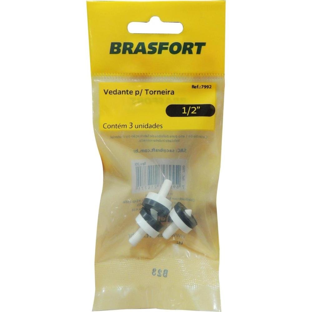 Vedante Para Torneira 1/2" Brasfort (Com 3) Un.Venda: MVA/3
