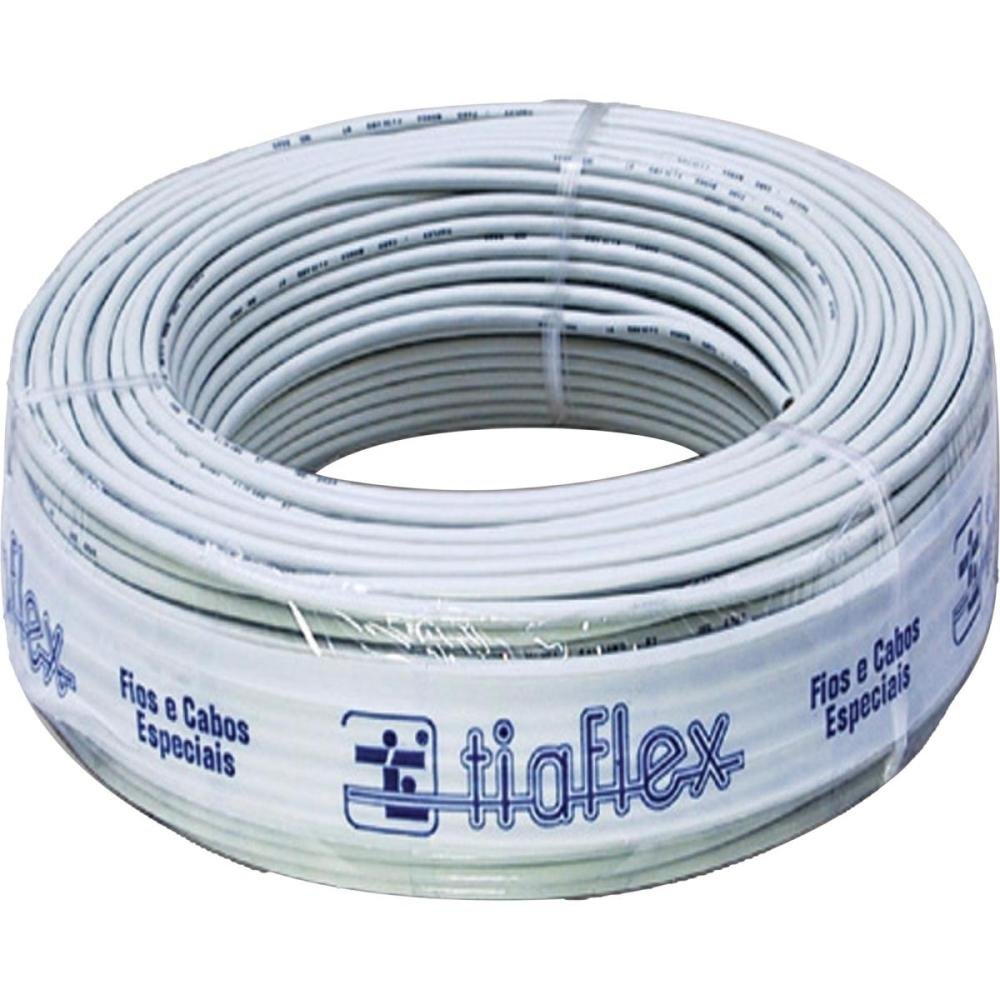 Fio Manga 4 x 22AWG Com Blindagem Bege Tiaflex Un.Venda: RL/100