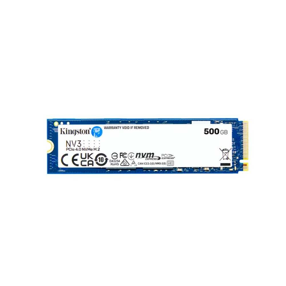 SSD M2 Kingston NV3, 500gb, NVMe, 2280, PCIe 4.0, Leitura 5000MBs e Gravação ,3000MBs, SNV3S/500G
