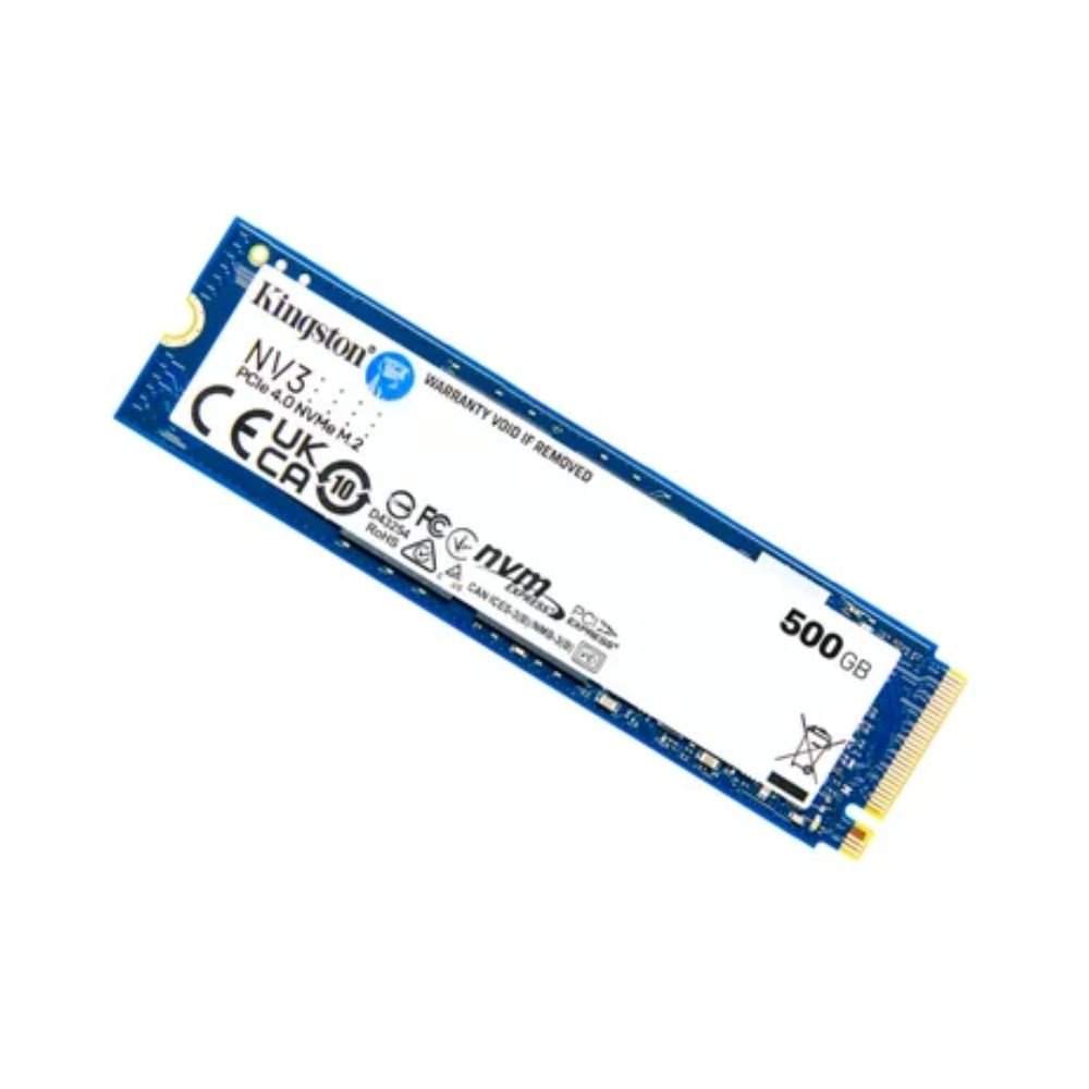 SSD M2 Kingston NV3, 500gb, NVMe, 2280, PCIe 4.0, Leitura 5000MBs e Gravação ,3000MBs, SNV3S/500G