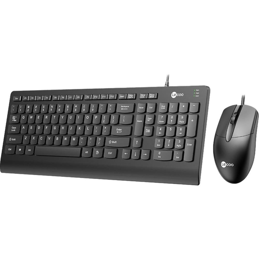 Kit Teclado e Mouse Lecoo CM103 USB Preto Un.Venda: PC/1