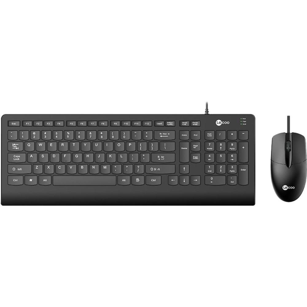 Kit Teclado e Mouse Lecoo CM103 USB Preto Un.Venda: PC/1