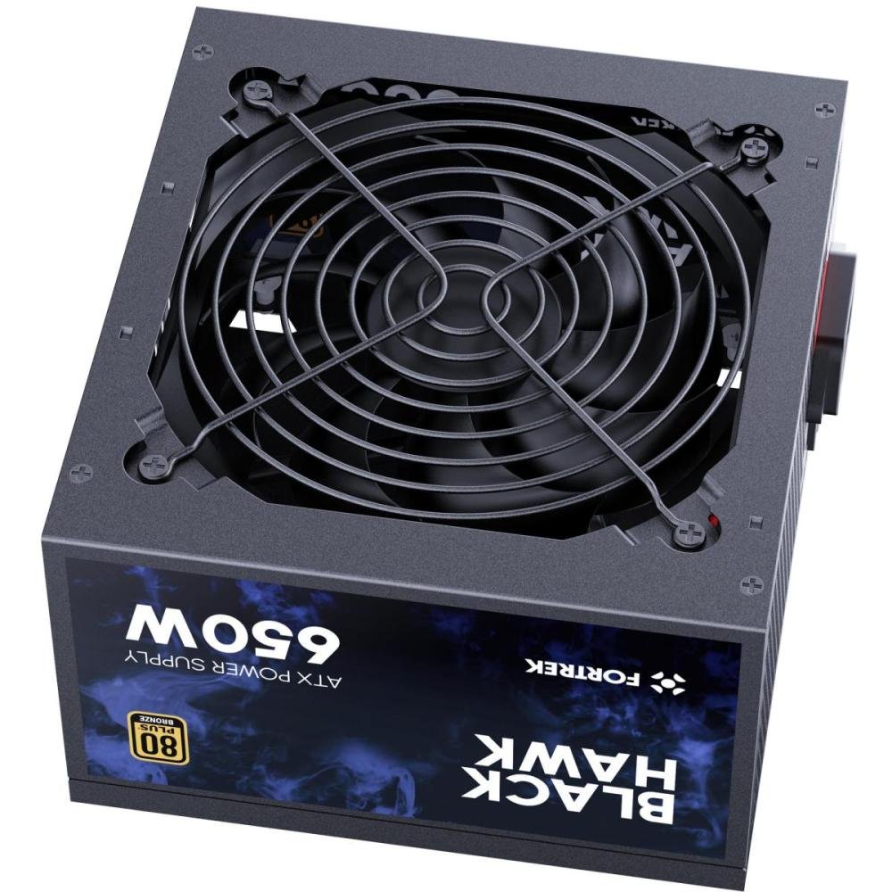 Fonte Gamer ATX Fortrek Black Hawk 650W 80 Plus Bronze PFC Ativo Un.Venda: PC/1