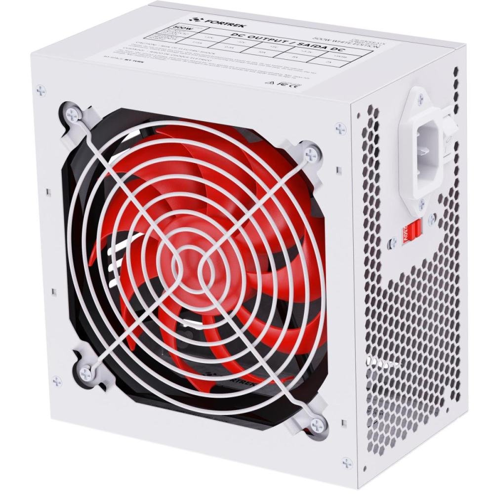 Fonte Gamer ATX Fortrek Crusader 500W Branca Un.Venda: PC/1
