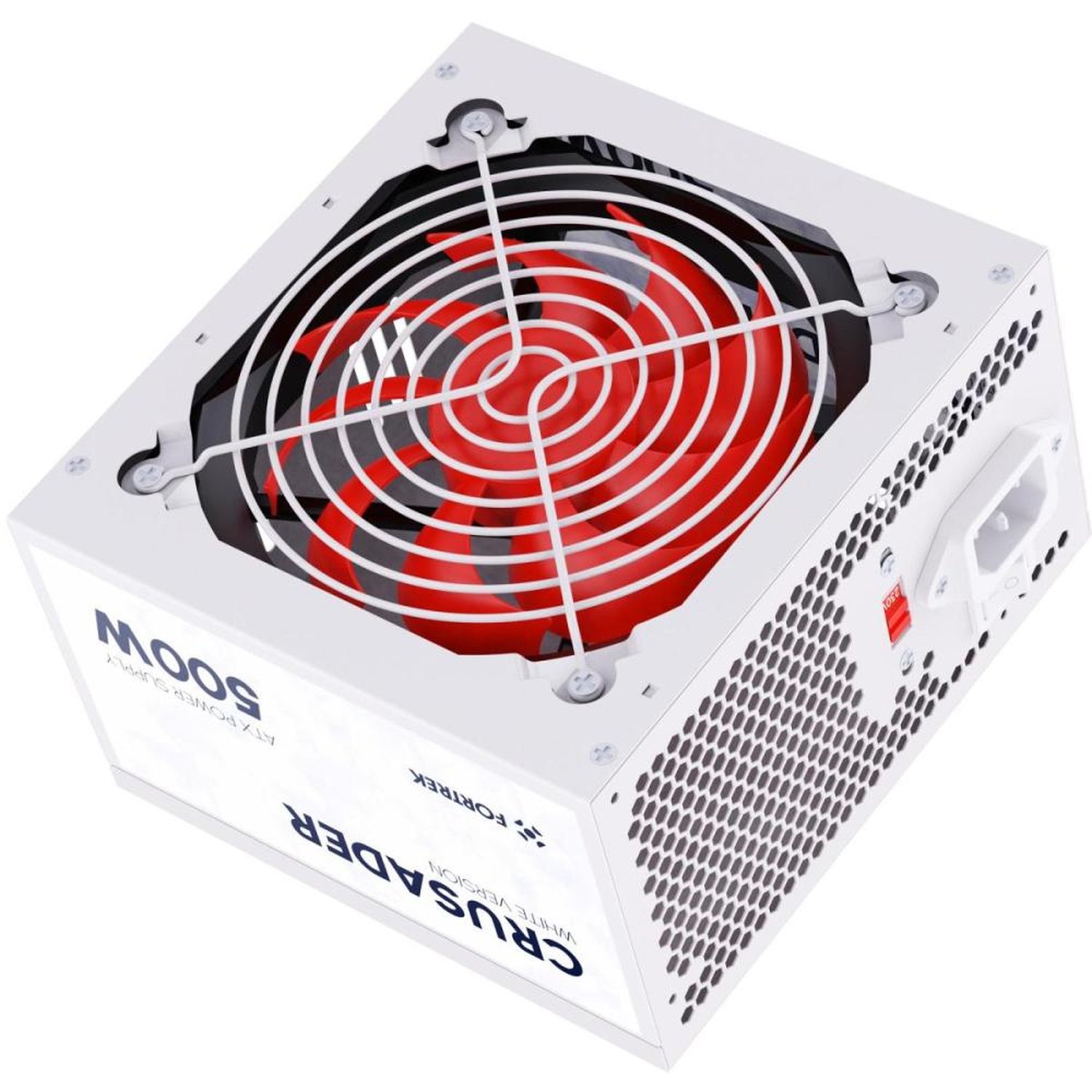 Fonte Gamer Atx Fortrek Crusader 500W Branca Un.Venda: Pc/1