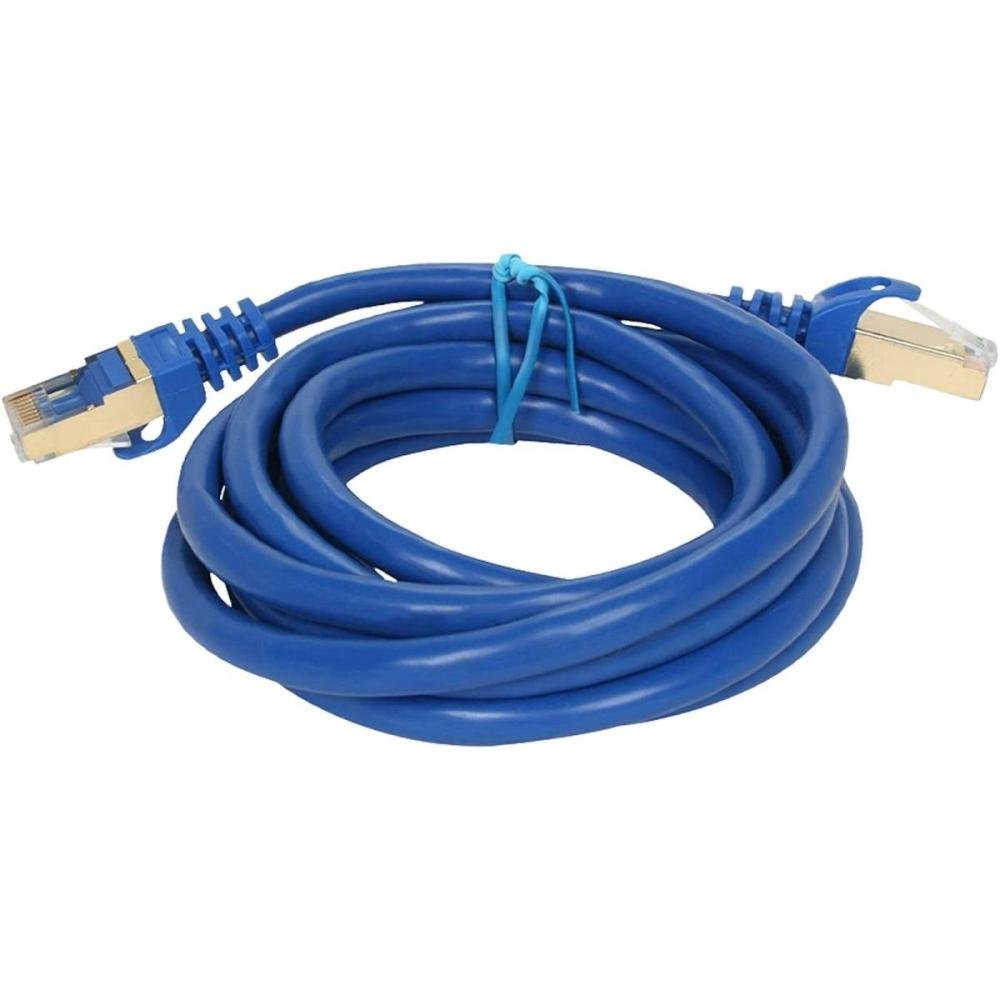 Patch Cord Cat7 2,5m Azul PlusCable Un.Venda: PC/1
