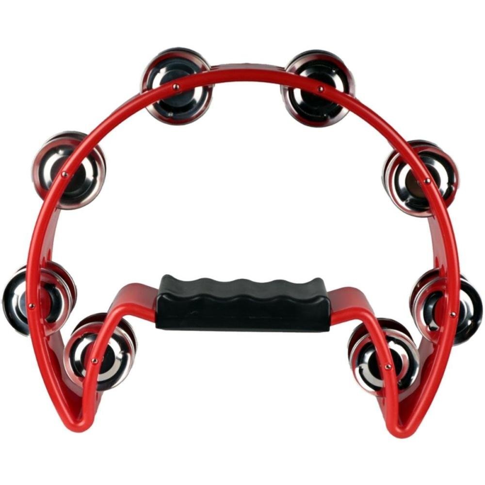 Pandeiro Meia Lua 22cm 40070 Luen Vermelho Un.Venda: PC/1