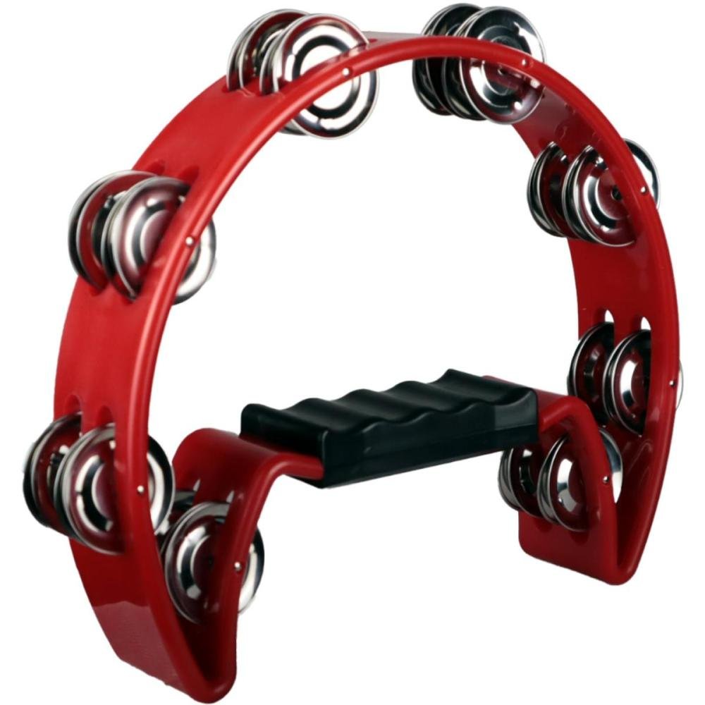 Pandeiro Meia Lua 22cm 40070 Luen Vermelho Un.Venda: PC/1