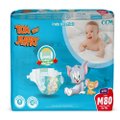 Fraldas Tom e Jerry Hiper M 4X80