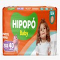 Fraldas Hipopó Baby Hiper XXG 4X40 Unidades