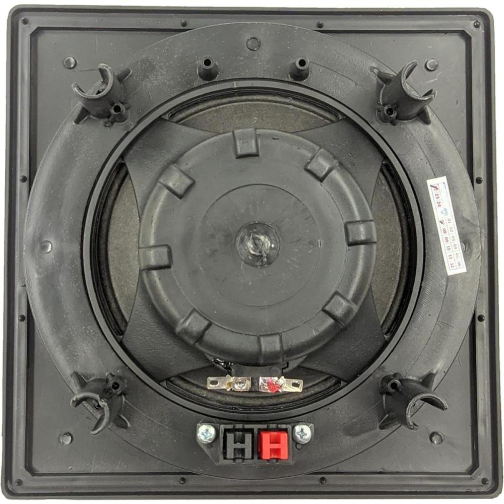 Kit Arandela 6´´ Full Range Orion 55W RMS Quadrada Preta Un.Venda: PAR/2