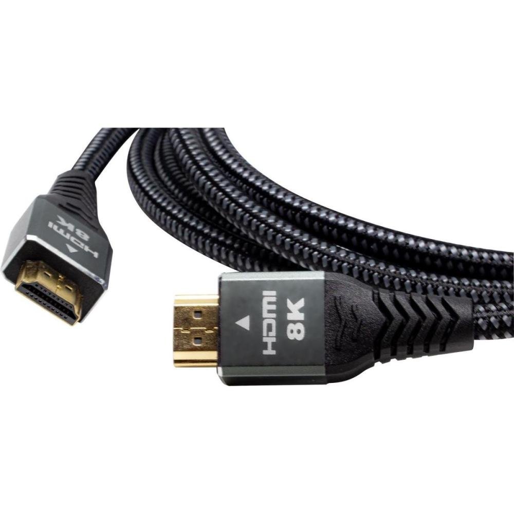 Cabo HDMI 2.1 8K 2m Preto Storm Un.Venda: PC/1