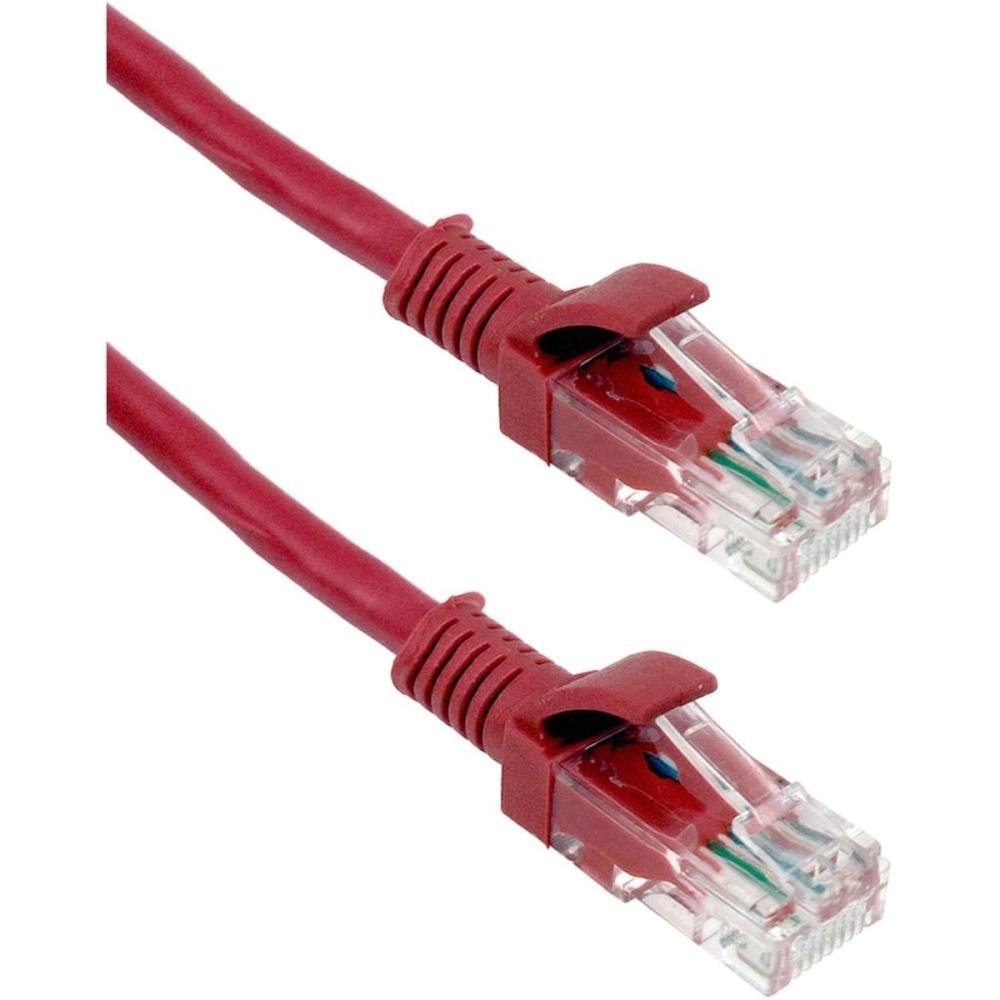 Patch Cord Cat5e 5 Metros Vermelho Pluscable