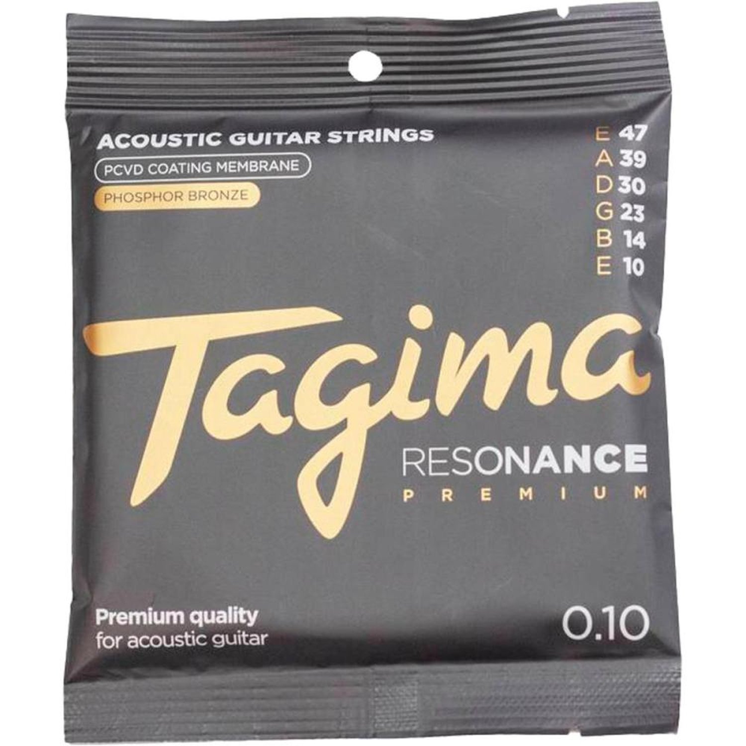Encordoamento Para Violão .010-.047 Resonance Premium Tagima Un.Venda: Pc/1