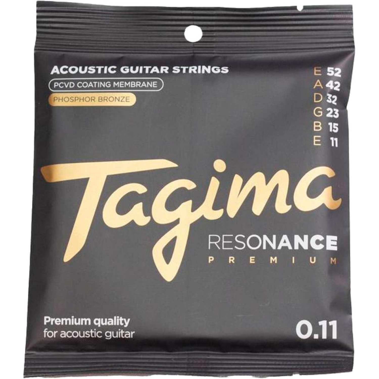 Encordoamento Para Violão .011-.052 Resonance Premium Tagima Un.Venda: Pc/1