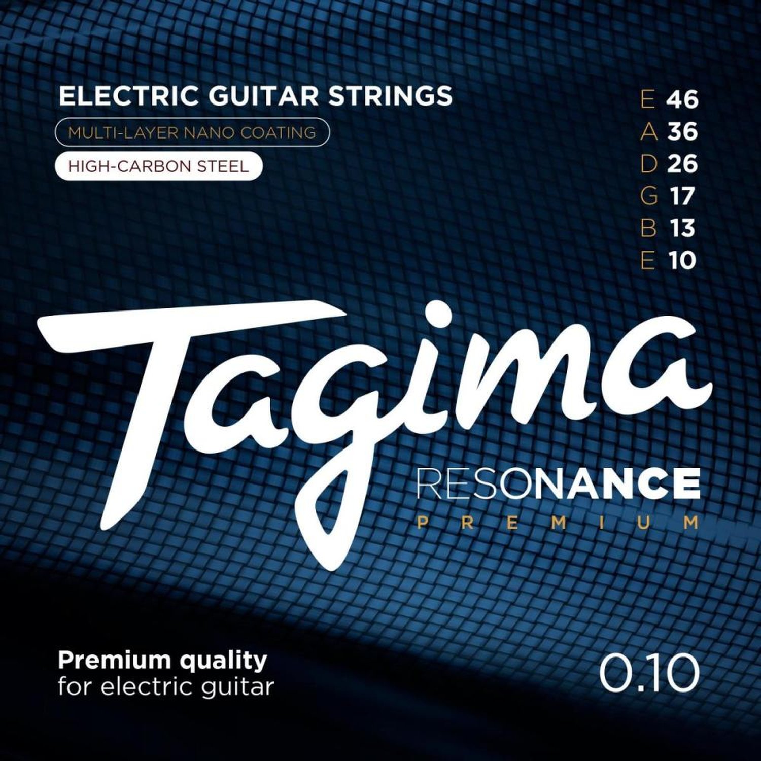 Encordoamento Para Guitarra .010-.046 Resonance Premium Tagima Un.Venda: PC/1