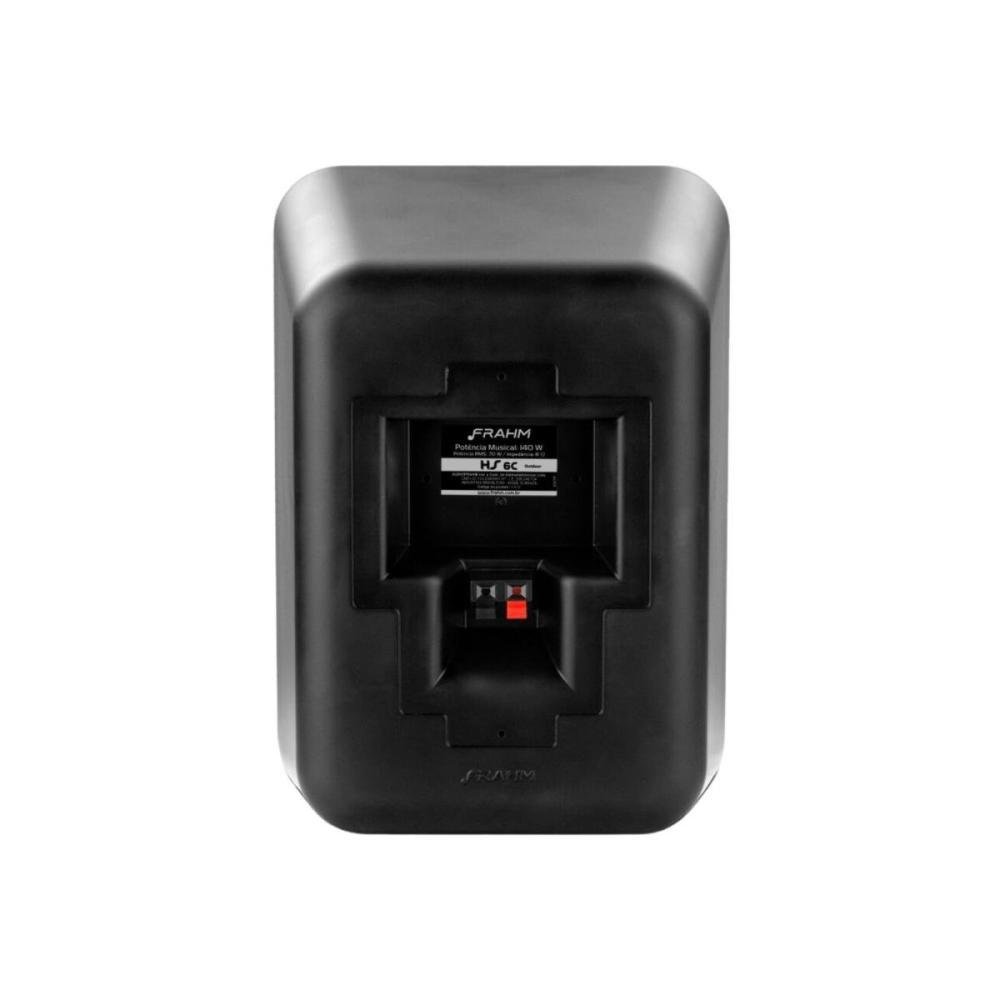 Caixa de Som Passiva Frahm HS Outdoor 140w Preta (Par) Un.Venda: PAR/2