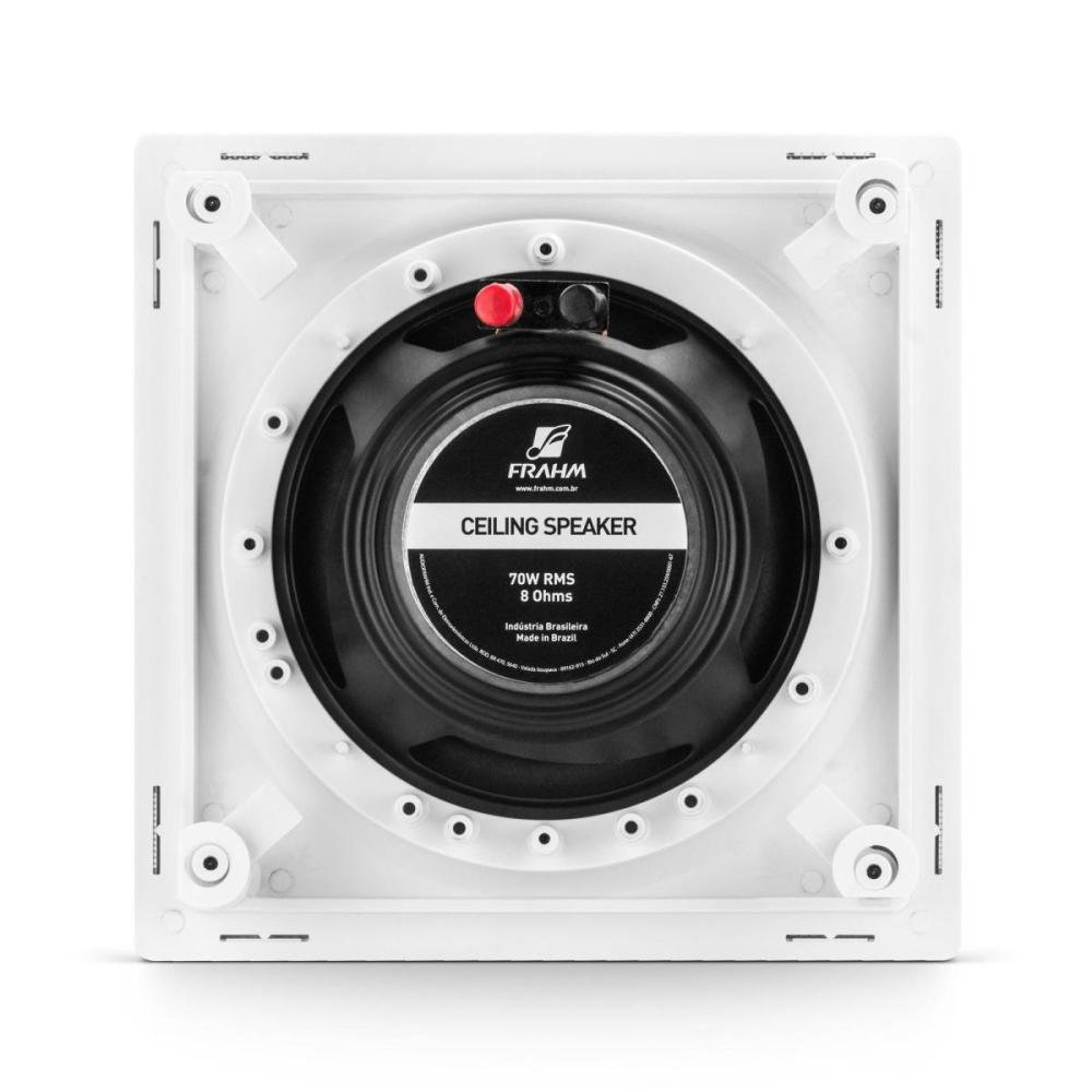 Arandela 6" Frahm 70w Quadrada Cx Branca Un.Venda: PC/1