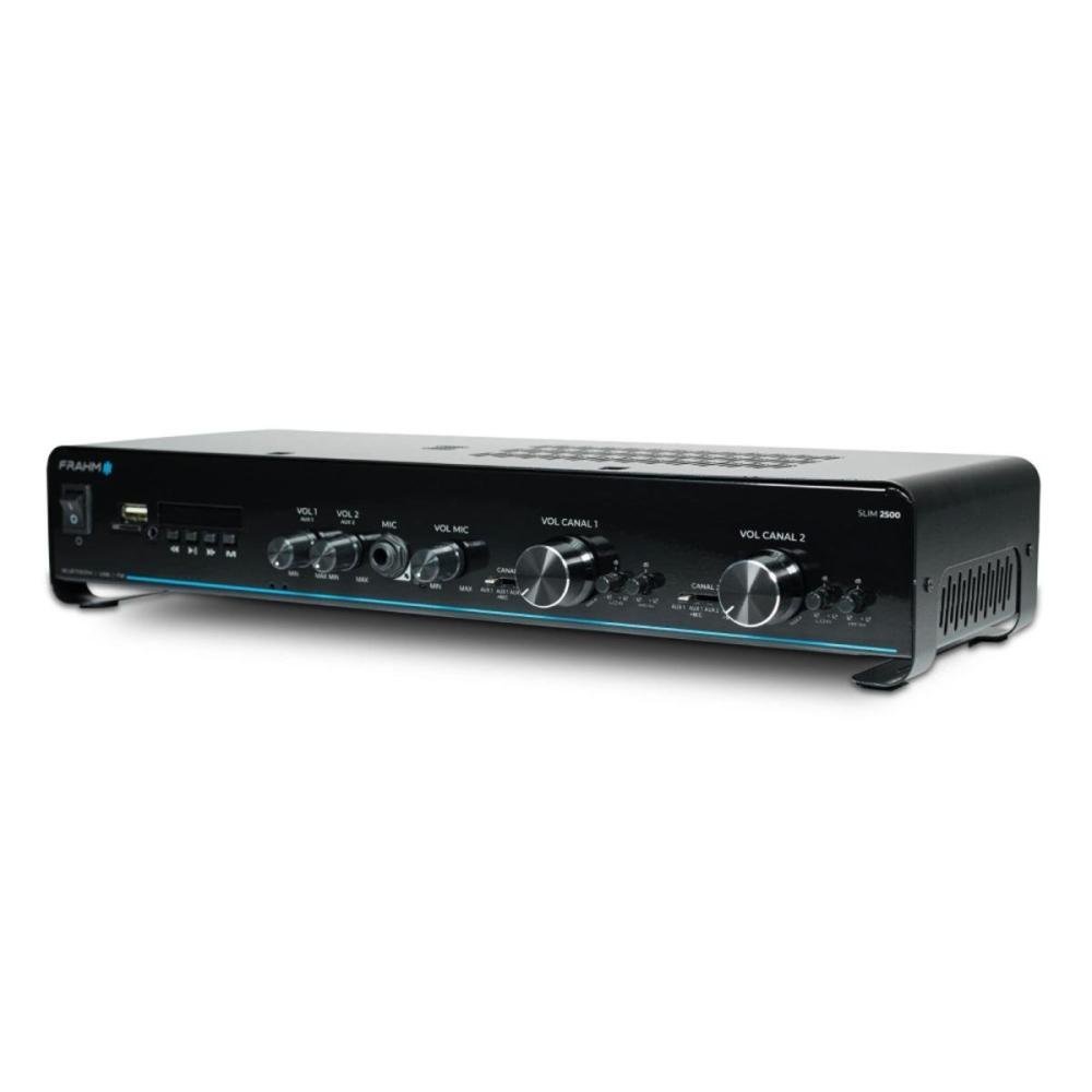 Amplificador Frahm Slim 2500 G5 160W Rms Un.Venda: Pc/1