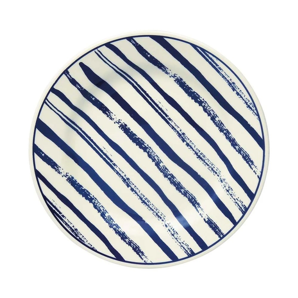 Prato Raso Biona Donna Margaridas 24cm - Embalagem com 12 Unidades
