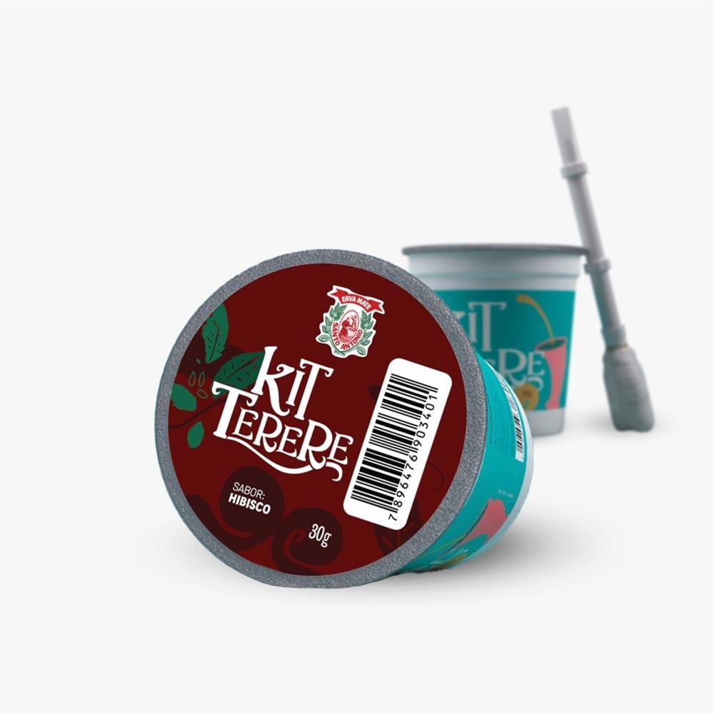 Kit Terere Descartavel Hibisco - Caixa Com 12 Unidades de 30g
