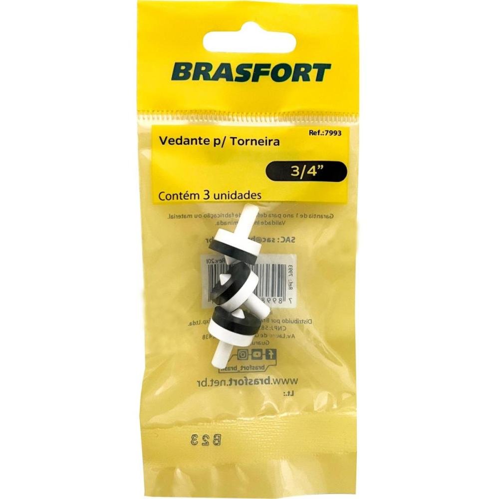 Vedante Para Torneira 3/4" Brasfort (Com 3) Un.Venda: MVA/3