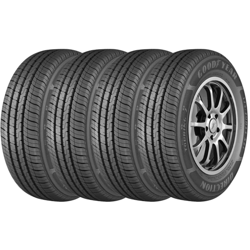 Kit Com 4 Pneus Aro 14 Goodyear 185/60r14 Direction Touring 2 82h