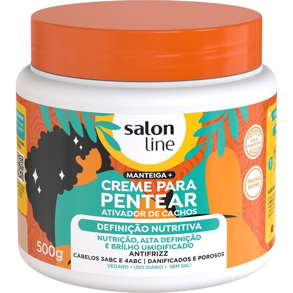 Creme para Pentear Salon Line Ativador Definição Nutritiva 500g