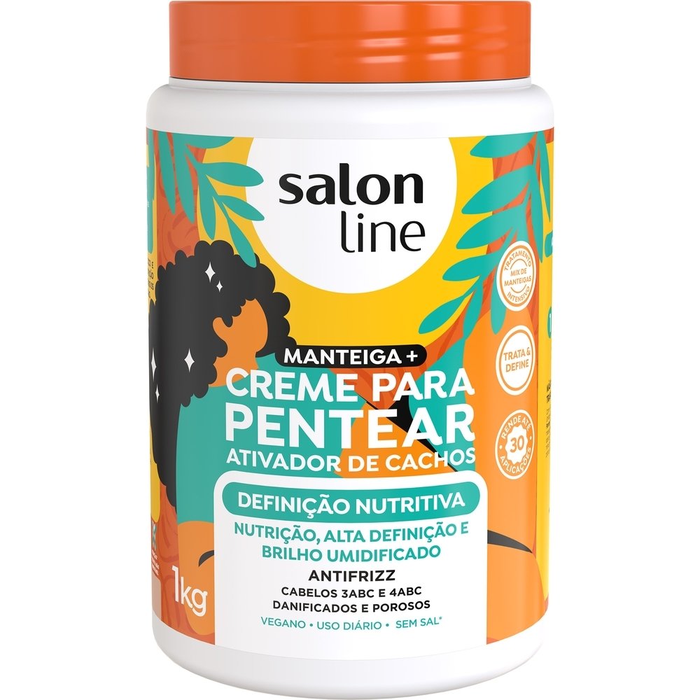 Creme para Pentear Salon Line Ativador Definição Nutritiva 1Kg