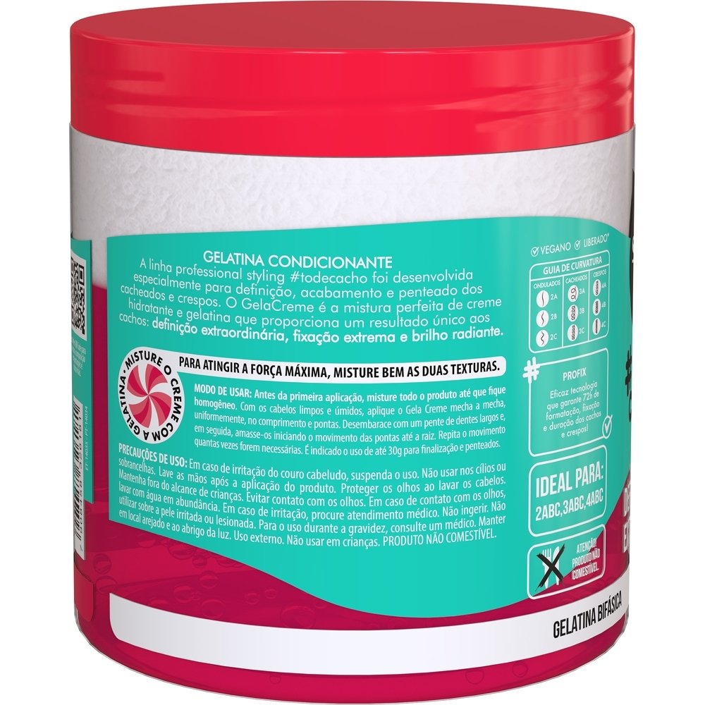 Gelacreme Salon Line Tô de Cachos Definição Ultra Extraordinária 500g