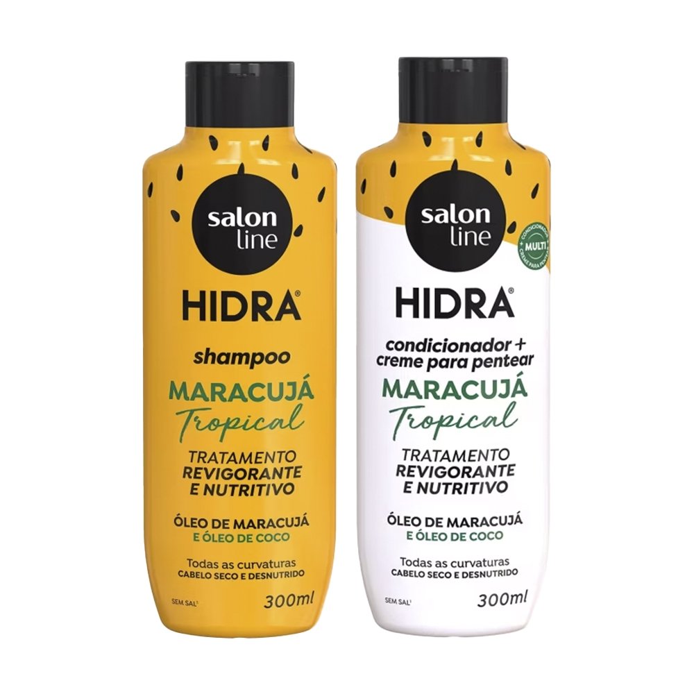 Kit Shampoo + Condiconador Salon Line Hidra Maracujá 300ml